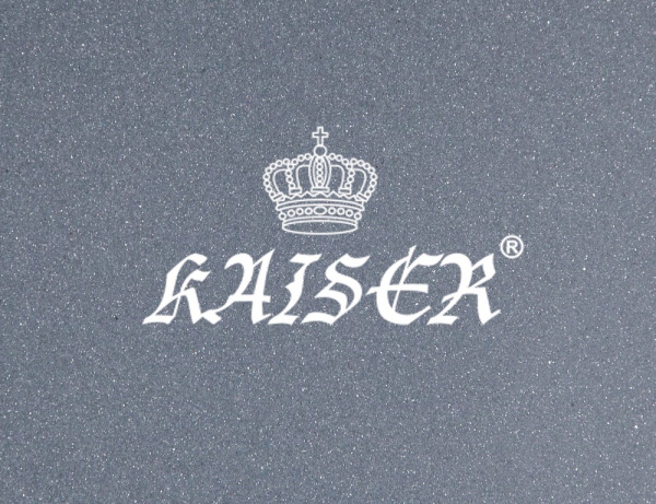 Мойка-Гранит "KAISER"  770x500x200 серый(овальная)